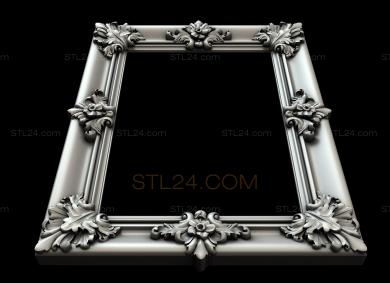 Зеркала и рамы (RM_0852) 3D модель для ЧПУ станка